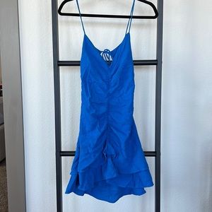 Zara Blue Sun Dress Size Small